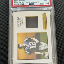 2005 Topps Turkey Red - Relics Tom Brady #TRR-TB Turkey White /199 (MEM)