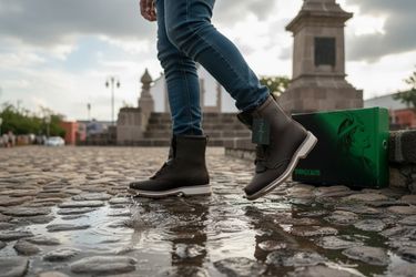 Botas purépechas paratrabajo rudo