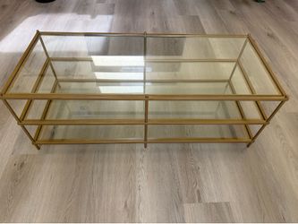 3-Tier Glass Coffee Table