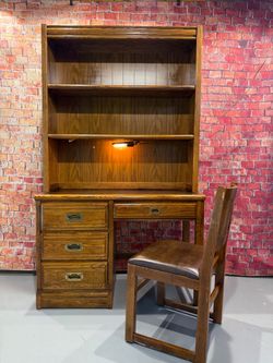 FREE DELIVERY - Desk w/ Bookcase