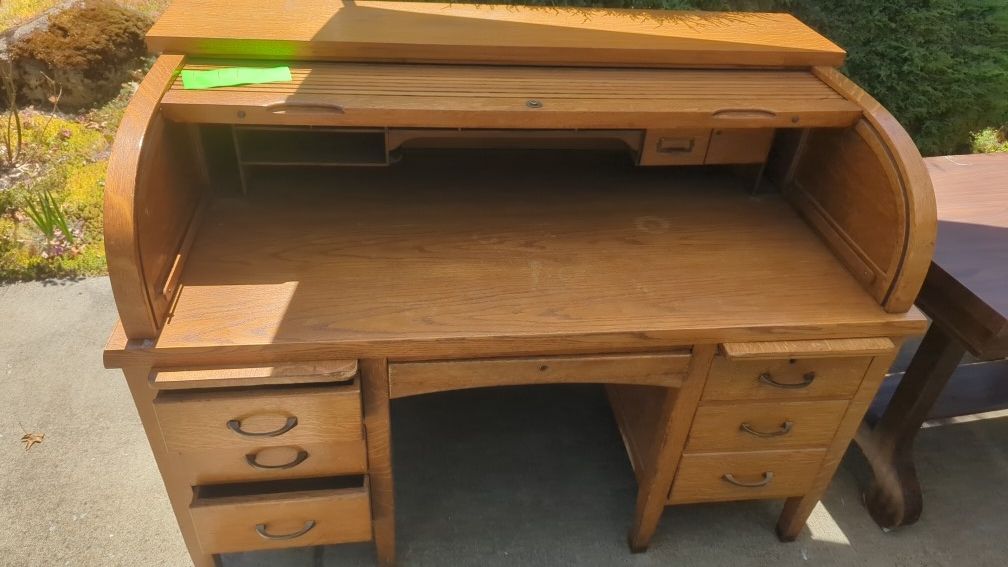 Vintage Rolltop Desk From 1965
