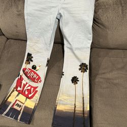 Men’s Purple Jeans Size 34