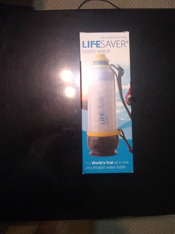 Water Filtration Bottle Lifesaver