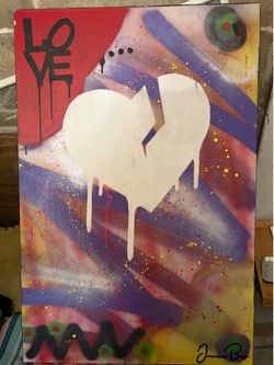 One of a kind Love Art Painting on canvas