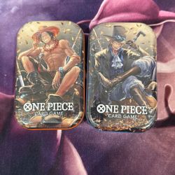 One Piece Tins Pack Set Vol. 2 - Sabo & Portgas.D.Ace