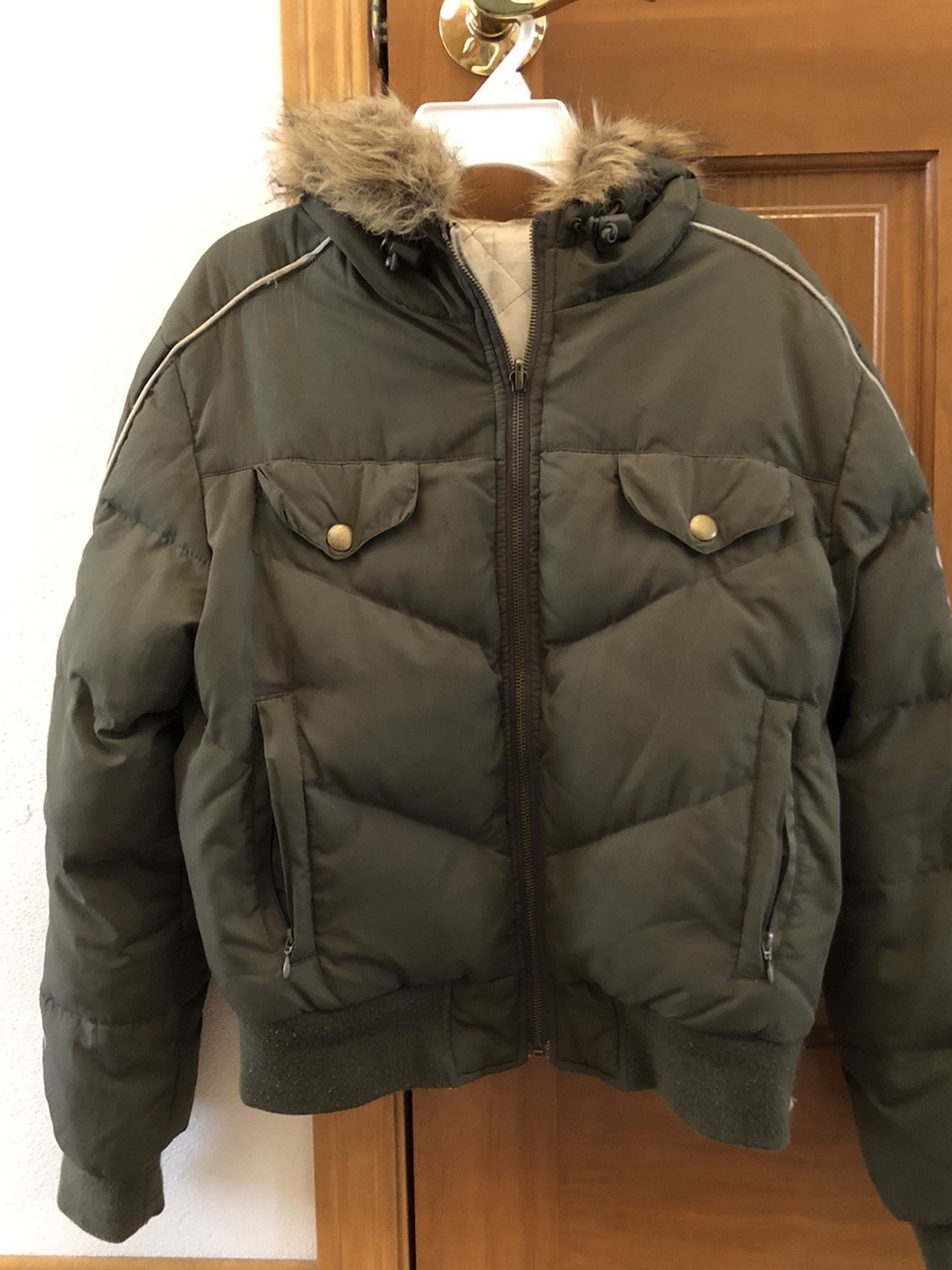 Girls Reversible Winter Coat -Size M