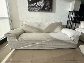 Leather couch