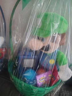 Luigi easter basket