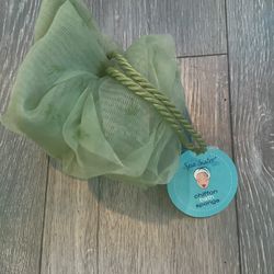 Spa Sister Chiffon Bath Sponge - Light Green