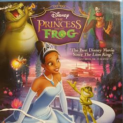 Disneys' The Princess And The Frog DVD And Blu Ray Combo
