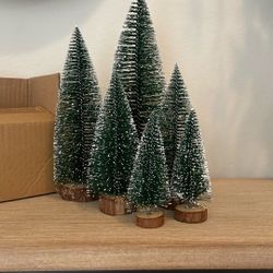 Brand New Snow Brush Trees For A Village