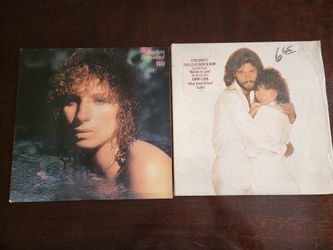 2 Barbra Streisand Vintage Vinyl LP Lot – Guilty & Wet (Columbia Records)
