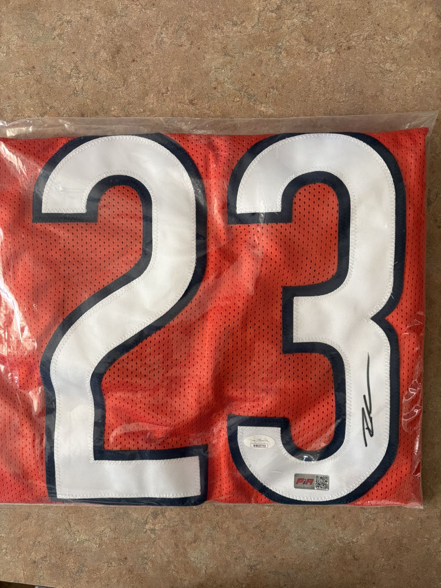 Bears Autographed Jersey Johnson