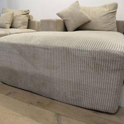 Cream Memory Foam  Modular Sectional