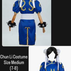 Chun li KIDS Halloween costume 