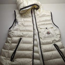 Moncler Hooded Puffer Vest Size 3