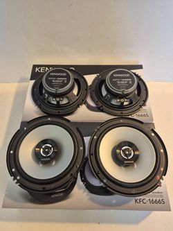 KENWOOD 2 PAIRS 6.5" 2 WAY 300 WATTS CAR SPEAKER