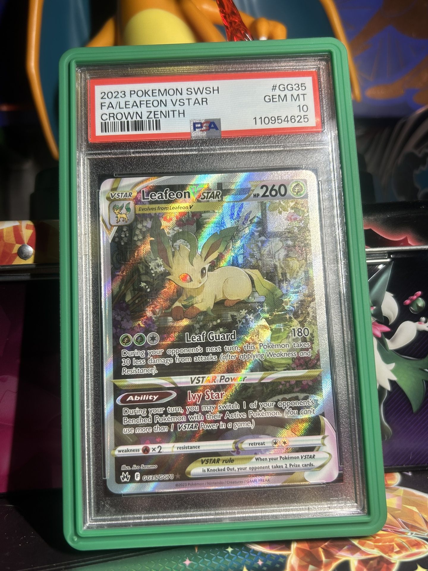 PSA 10 Leafeon V Star 