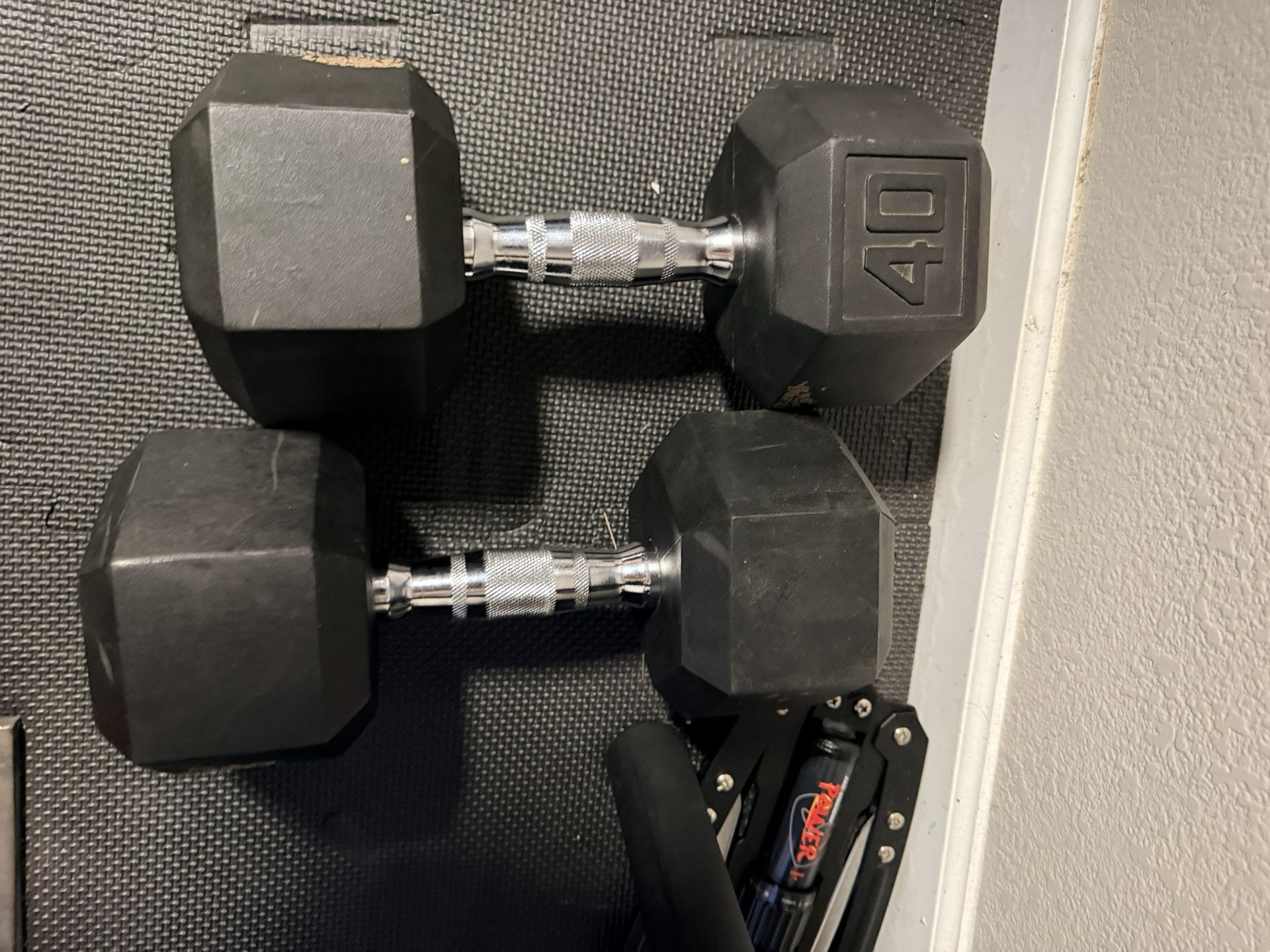 Rubberized Dumbbell Set