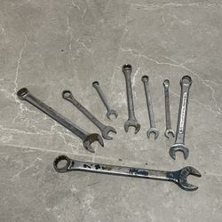 8 Pc Combo Wrenches