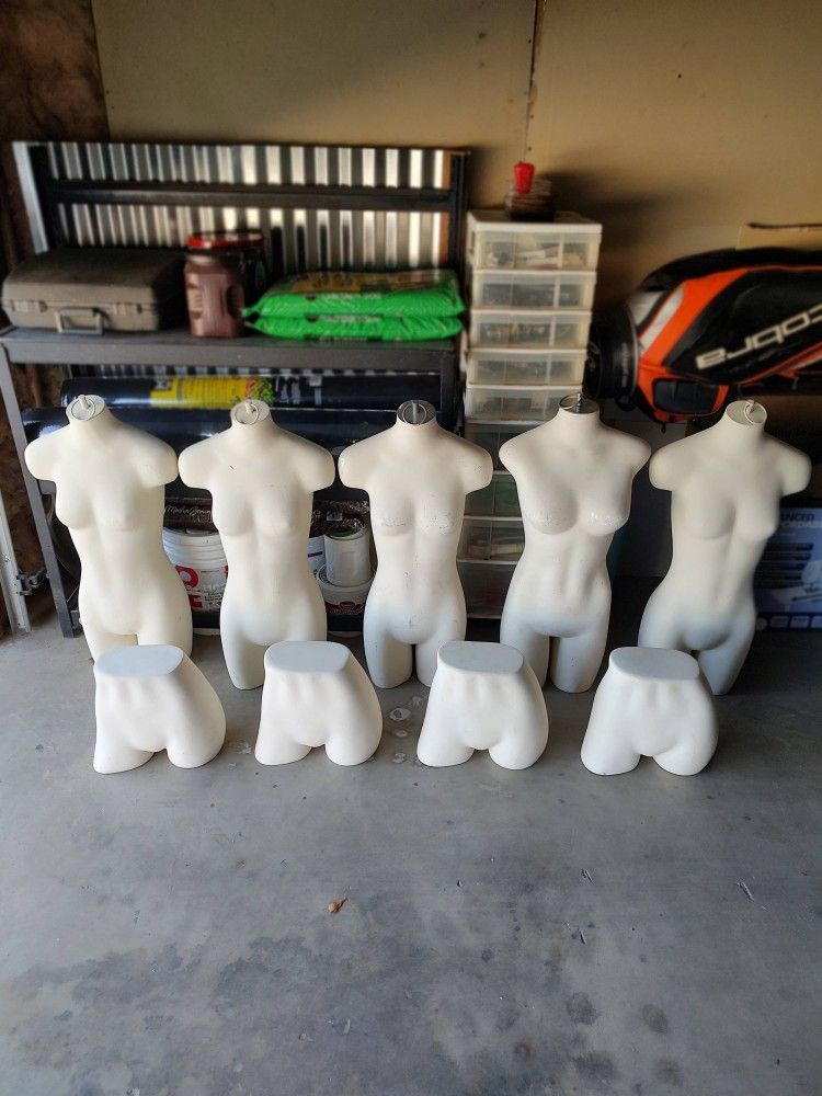 Lot of Mannequin Parts - 9 Pieces