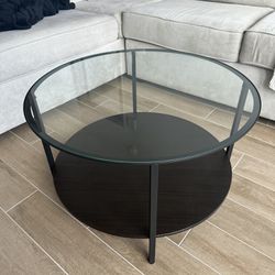 IKEA Glass Coffee Table 