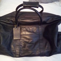 Coach Leather Weekender Duffel Bag