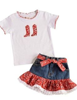 Nova Kids Cowgirl Skirt Set 