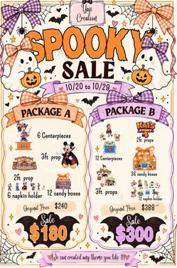 Halloween Party Decoration Packages by Yaji Creation
