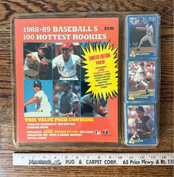 Score 1988-89 Baseball's 100 Hottest Rookies Rising Stars 100 Card Collector Set Randy Johnson rookie