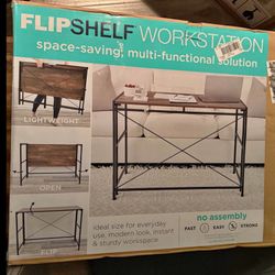 FlipShelf Portable and Folding Workstation