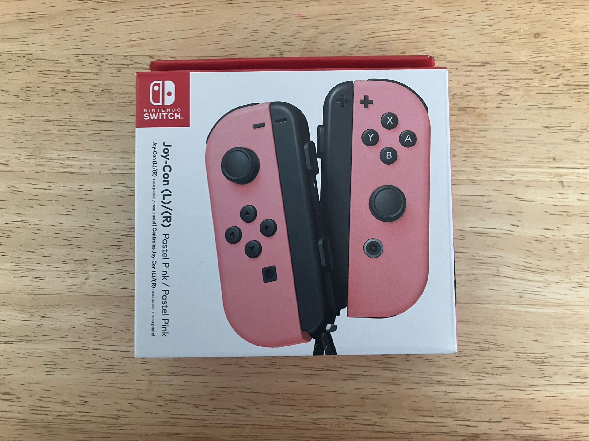 Nintendo Switch Joy Con Pastel Pink