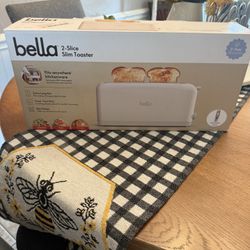 Brand New Two Slice Slim Profile Toaster. PPU Cross Posted 