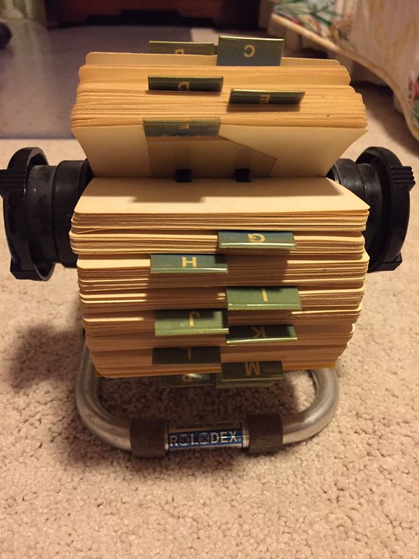 Rolodex Open Rotary Business Card File Holder For Sale In Gig Harbor WA FerUp