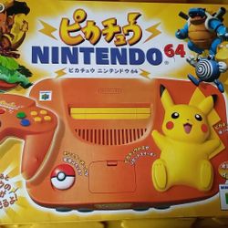 Nintendo 64 Japanese Pikachu Edition CIB