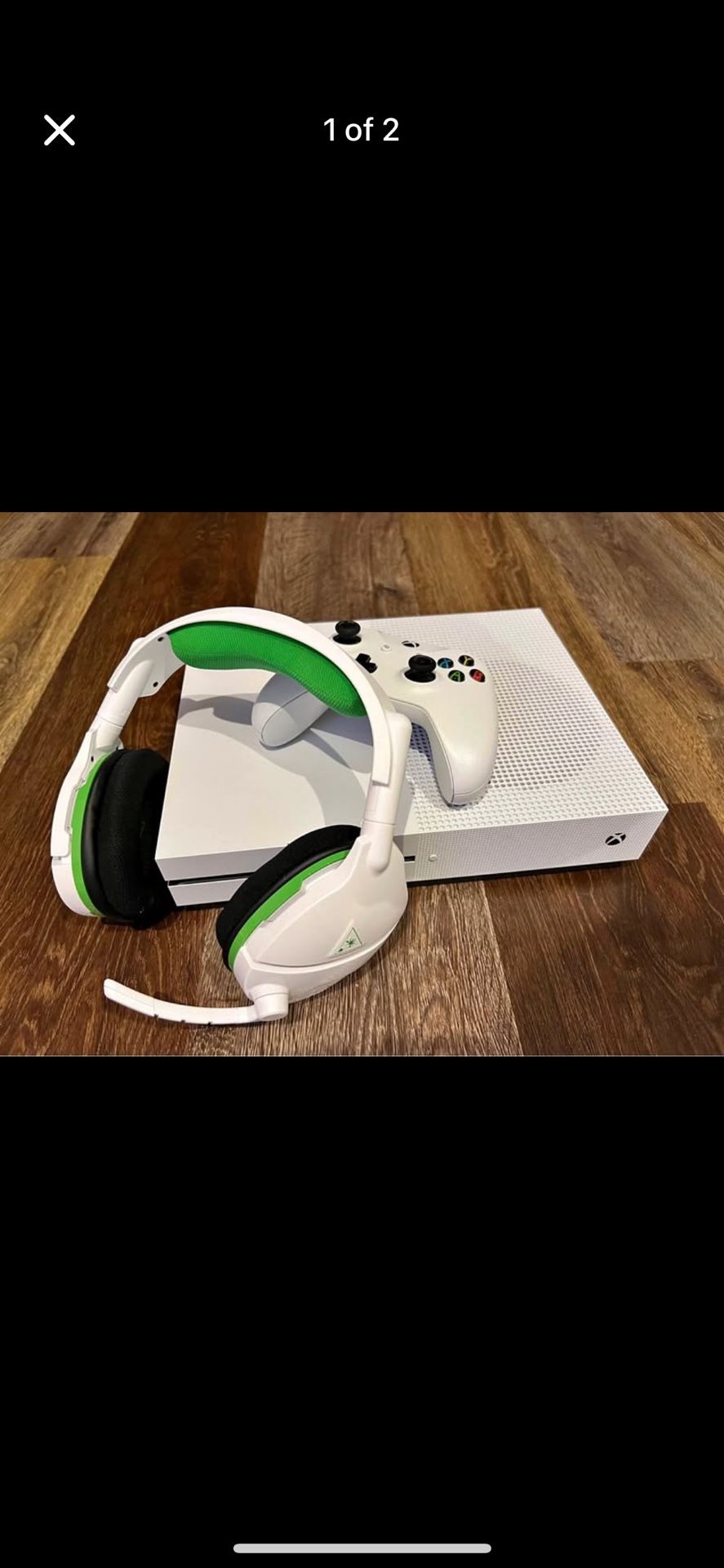 Xbox One S With Controller And Headset