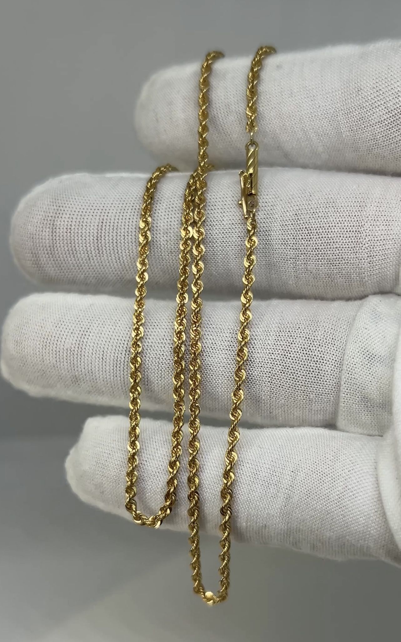 18k Gold Rope Chain