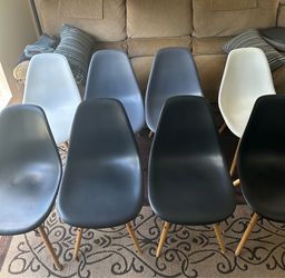 Modern Dining Chairs, Set of 8