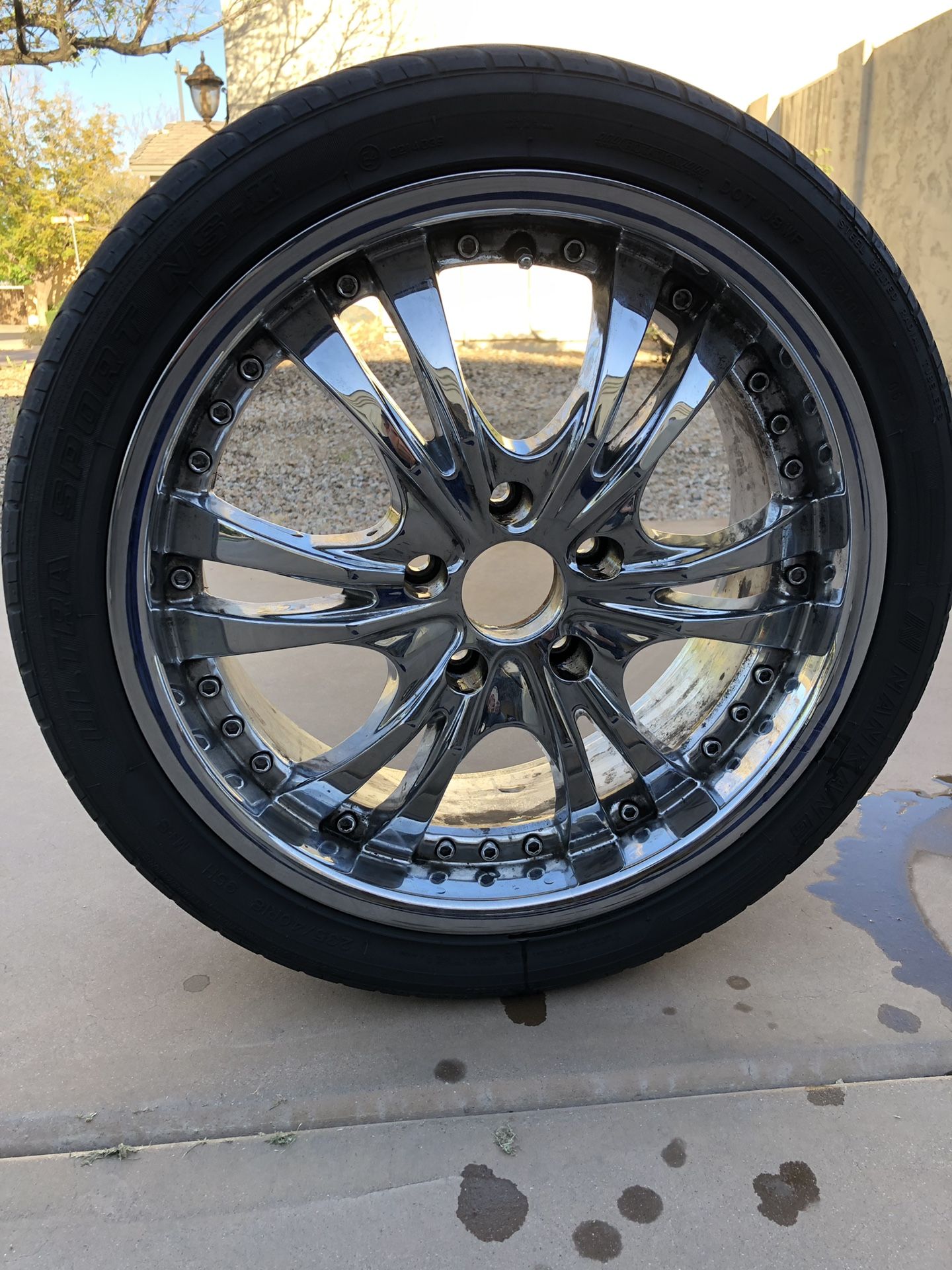 Chrome Rims and tires