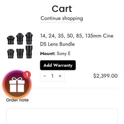 Rokinon Cine DS Lens Bundle