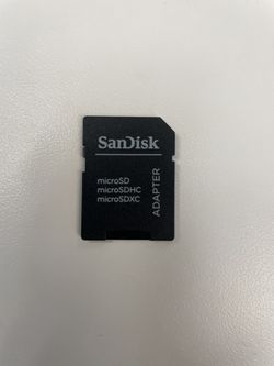 SanDisk microSD Card Adapter