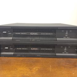 QSC PL340 Powerlight 3 Series Lightweight Rack-Mounted Power Amp 2010s - Black