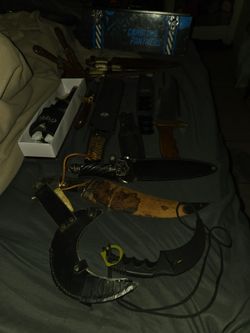 Mixed Knife and Blade Collection Lot