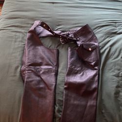 Size Small Vintage Leather Chaps In Perfect Condition 