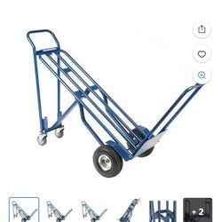 Global Industrial Steel 3-in-1 Convertible Hand Truck