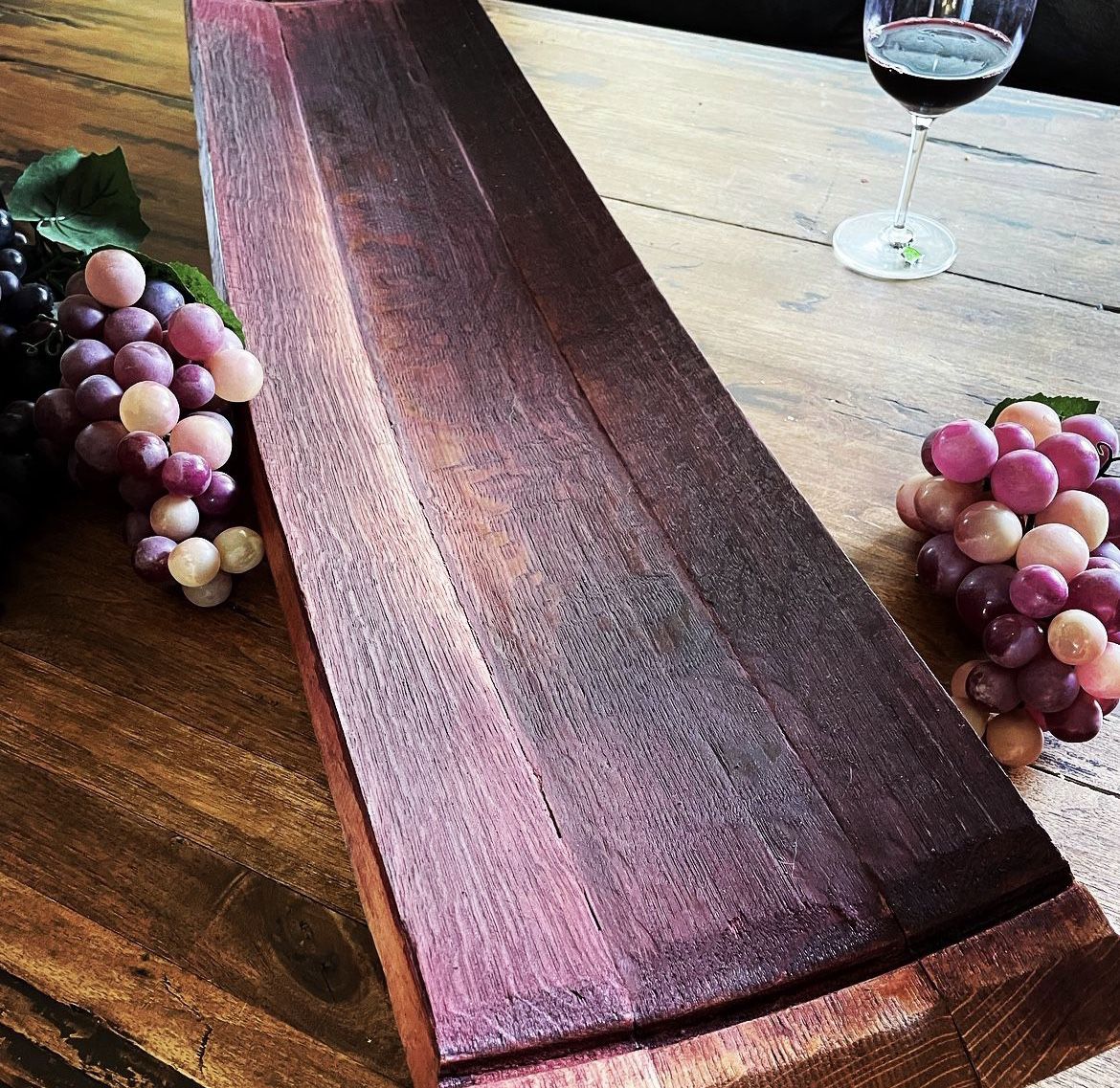 Wine Barrel Stave Tray/platter