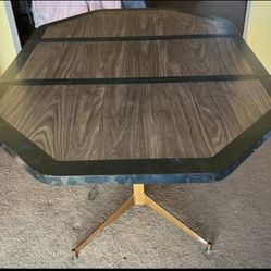 Vintage Mid-Century Dining Table w/ Leaf