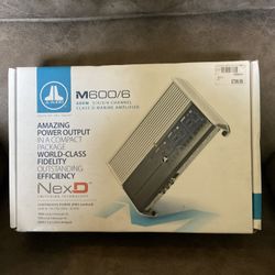 JL  AUDIO  M600/6 .. NEW 