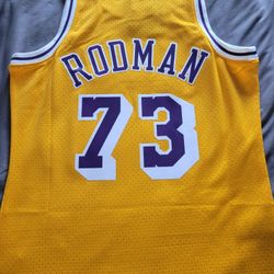 Dennis Rodman Lakers Jersey #73 New