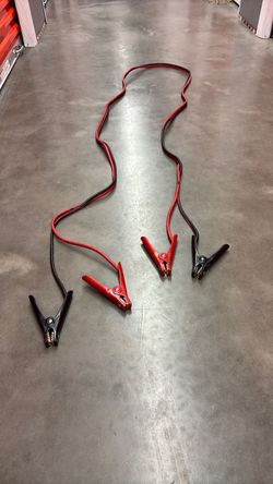 Jumper Cables, Heavy Duty, 12-foot.